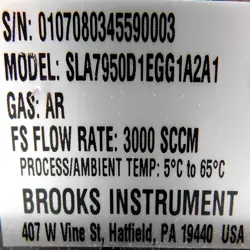 Brooks SLA7950D1EGG1A2A1 SLA7900 Series auction image