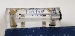 Brooks 2500 Series 2510A2A12BNBN acrylic variable-area flowmeter auction image