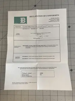 Granville-Phillips (MKS Instruments) MANUAL275563 instruction manual auction image