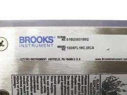 Brooks Instrument Model 1305 / GT130x Series 1305FL19CJ2CA O-ring-seal glass-tube variable-area flowmeter auction image