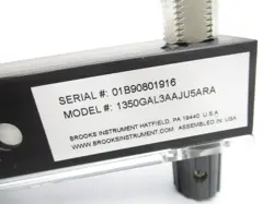 Brooks Instrument 1350GAL3AAJU5ARA Sho-Rate 1350G glass tube flowmeter auction image
