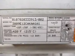 Brooks MT3809 / MT3819 Series 3809E12CAKAA1A1 metal-tube variable-area flowmeter auction image