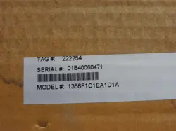 Brooks Instrument 1358F1C1EA1D1A high-flow glass-tube variable area flowmeter auction image