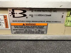 Brooks Instrument Full-View 1110 Series 1110DG41CSAAR Industrial glass-tube variable-area flowmeter auction image
