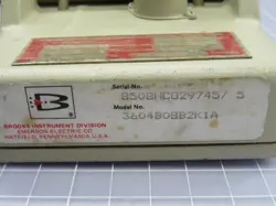 Brooks Instrument 3604B08B2K1A variable-area flow meter auction image