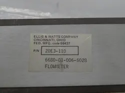 Brooks Instrument 1307D09F2A1A 1307 variable area flowmeter auction image