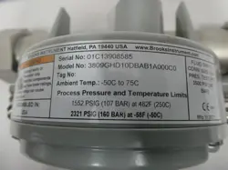 Brooks Instrument 3809GHD10DBAB1A000C0 MT3809G metal tube variable area flowmeter auction image