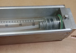 Brooks Instrument 1307EL24CD2DA glass-tube variable area flowmeter auction image