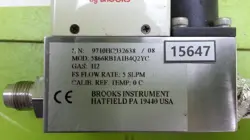 Brooks Instrument 5866RB1A1B4Q2YC configured pressure controller and mass flow meter auction image