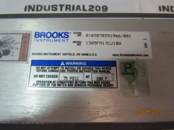 Brooks Instrument 1305FM17CJ1BA glass-tube variable area flowmeter auction image