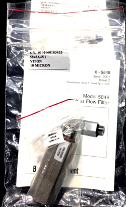 Brooks Model 5848 5848A4V1 inline mass-flow filter element auction image
