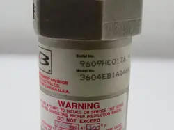 Brooks Instrument 3604/09 3604EB1A2A6A High-pressure thru-flow indicator auction image
