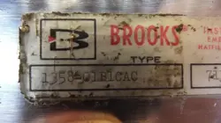 Brooks Instrument Sho-Rate Model 1358 1358-01B1CAC glass-tube variable-area flowmeter auction image