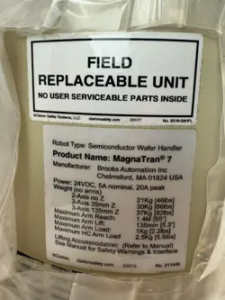 Brooks Automation MagnaTran 7 003-1605-283 vacuum wafer-transfer robot auction image