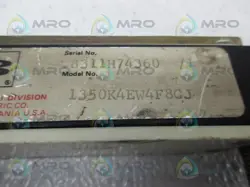 Brooks Instrument 1350K4EW4F8CJ low-flow glass-tube variable area flowmeter auction image