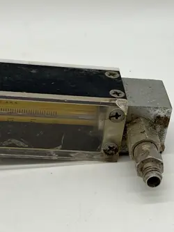 Brooks Instrument 1355-V low-flow glass-tube variable area flowmeter auction image