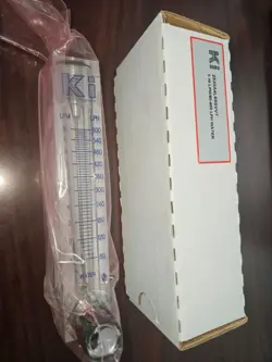 Brooks 2500 Series 2530A4L69SVVT acrylic variable-area flowmeter auction image