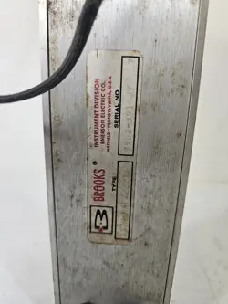 Brooks Instrument 137004F2ZZZ12 legacy glass-tube variable area flowmeter auction image