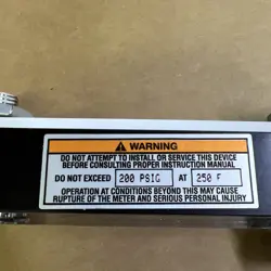 Brooks Instrument 1350E Sho-Rate 50 variable-area flowmeter auction image