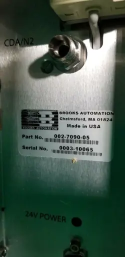 Brooks Automation 002-0790-05 wafer handling robot auction image