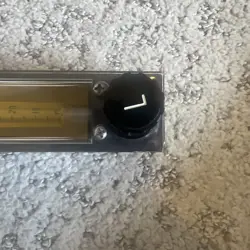 Brooks Instrument 1355FDB1CNE1A low-flow glass-tube variable area flowmeter auction image