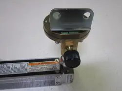 Brooks Instrument Sho-Rate Model 1358F 1358F1A1EB1F9A Glass-tube variable-area flowmeter configured for an external flow controller auction image