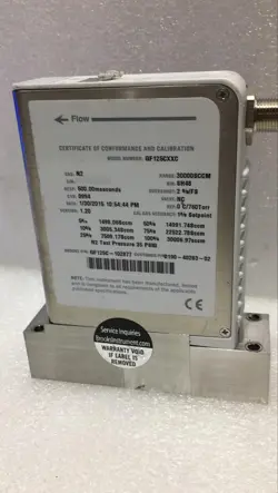 Brooks Instrument GF125C-102877 GF125 Series mass flow controller auction image