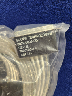 Brooks Automation 2002-0096-007 legacy robot cable assembly auction image