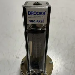 Brooks Instrument 1350GBJ3BAJQ1AAA low-flow glass-tube variable area flowmeter auction image